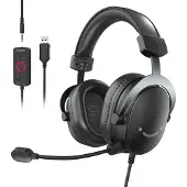 Fifine H9 7.1 Pelikuulokkeet RGB - Musta