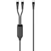 Microconnect -jakaja 1x USB-C - 2x USB-C PD100W, 1,55 m, MC-2XUSBC-100W