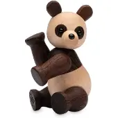 Spring Copenhagen Pixi Panda koriste Vaahtera 9 cm Ruskea