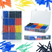 Hobby Hall Kutistesukkasarja Rosfix 580 kpl – Monivärinen, Lämpökutistuva, Halkaisija 1–14 mm