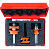 Cmt Jyrsinteräsarja adjustable shaker; 12 mm; 3 osat