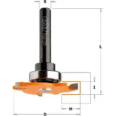 Cmt Levyjyrsin 823.364.11B; 6,4/47,6 mm; laakereilla