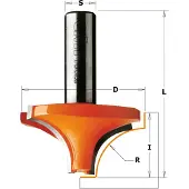 Cmt Pyöristysjyrsin ; S=1/2''; D=23 mm