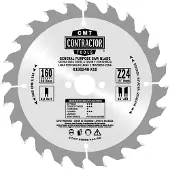 Cmt Katkaisuterä puulle Contractor; 160x2.2x20; Z24; 15°