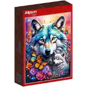 Alipson Puzzle Alipson Wolves - Maternal Love Collection 1000p palapeli