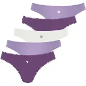 LASCANA Stringit lila / syreeni / valkoinen