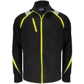Projob 2328 Mikrofleecetakki - Black/Yellow - 3XL