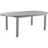 Brafab Lomma ruokapöytä 110x220-280 cm elipse Khaki