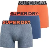 Superdry Boxer Triple Pack - Blue - XL