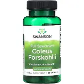 Swanson Health Täyden spektrin Coleus Forskohlii 400 mg - 60 kapselia - 60 kapselia