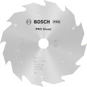 Bosch Sahanterä Standard for Wood, 165x1,5/1x20 mm, 12T