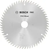 Bosch Käyrä- ja sahanterät - - Optiline Wood - Ø 216 mm - Akseli 30 mm - 60 Hammasta