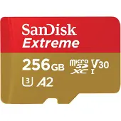 SanDisk Extreme 256 GB MicroSDXC UHS-I Luokka 3 (SDSQXAV-256G-GN6MA)