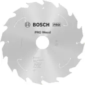 Bosch Sahanterä Standard for Wood, 190x1,6/1,1x30 mm, 16T