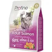 Profine - Cat Dry Food Derma Adult Salmon & Chicken 10kg - Kissat - Kissanruoka - Kuivaruoka