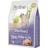 Profine - Cat Dry Food Sterilised Chicken & Rice 10kg - Kissat - Kissanruoka - Kuivaruoka