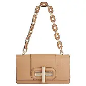 Tommy Hilfiger Turnlock Olkalaukku Nahka 28 cm Beige