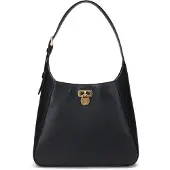 Ralph Lauren for woman. 431956790002 Large black leather Tanner shoulder bag (OSFA), Casual