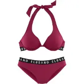 Elbsand Bikini vaaleanharmaa / marjat / musta