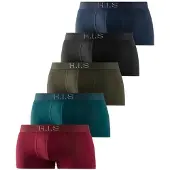 H.I.S. Bokserishortsit sininen / khaki / petrooli / punainen / musta