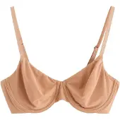 Lindex Unpadded Wire Bra - Beige - 80 E