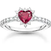 Thomas Sabo hopeasormus sydän TR2484-013-10-56