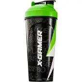X-Gamer X-Zero Shaker 700ml - Musta &amp; Vihreä