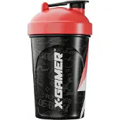X-Gamer X-Zero Shaker 500ml - Musta &amp; Punainen