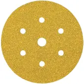 Mirka Kardborrerondell Gold 150mm 7H P80