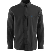 Klättermusen Men's Garm Long-Sleeve Shirt Raven Pitkähihaiset kauluspaidat S