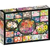 Enjoy Lacy's Flower Garden 1000p palapeli