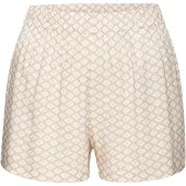 LASCANA Pyjamahousut beige / valkoinen