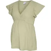Mamalicious Mlcaileen Tess Ss Jrs Top 2F - Khaki green - L