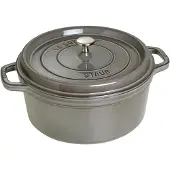 Staub pyöreä pata valurautaa, 6,7 l harmaa