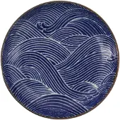 Tokyo Design Studio Seigaiha-lautanen 16 cm, sininen