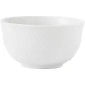 Lyngby Porcelæn Rhombe kulho Ø11 cm Valkoinen