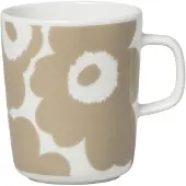Marimekko Oiva - Unikko muki 2,5 dl, valkoinen-beige