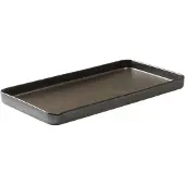 Aida Raw Metallic Brown - Rectangular Dish - Brown - 34X18X2.5CM