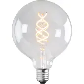 Globen Lighting Valonlähde E27 LED Soft Filament, pyöreä, 5W, kirkas