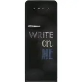 Smeg FAB28RDBB6 Jääkaappi Pakastelokerolla 153 cm, Saranointi oikealla, Black board