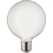 Globen Lighting Valonlähde E27 LED kolmiportainen himmennin, pyöreä, 125 mm 0,4-7W, opaali