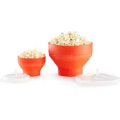 Lékué popcornmaker mikro 2-pack Punainen