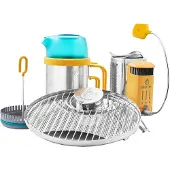 BioLite CampStove 2+ Complete Cook Kit, wood-burner with powerbank and accessories