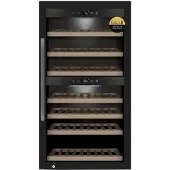 Caso - WineExclusive Viinikaappi 66 pullolle Musta