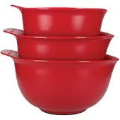 KitchenAid Sekoituskulhot Empire Red 3kpl