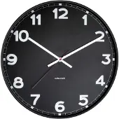 Karlsson New Classic seinäkello 40,5 cm, musta