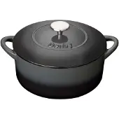 Denby - Halo Valurautapata 24 cm Musta