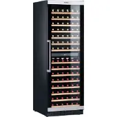 Dometic C154F viinikaappi 2 lämpötilavyöhykettä, musta/ruostumaton teräs