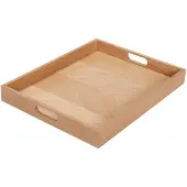 Hubsch Structure tarjotin 45 x 35 cm, tammea
