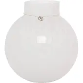 ERNST lasimaljakko pyöreä valkoinen K 22 cm Ø 21 cm